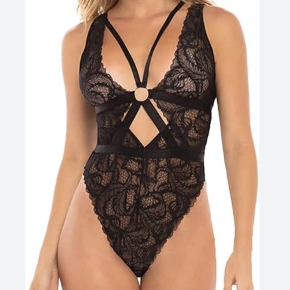 Black Lace Bodysuit